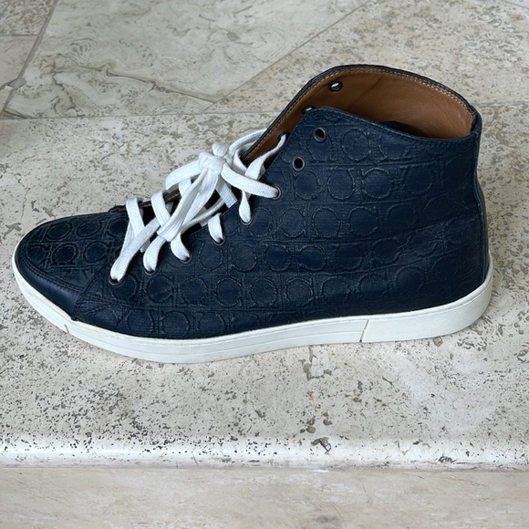 Mens Used Ferragamo Sneakers Size 10 - Picture 9 of 12